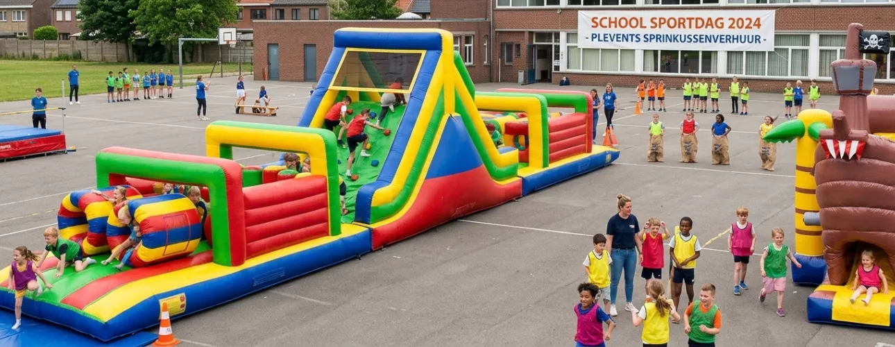 Sportdag organiseren met Springkussenverhuur De Peel