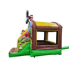 Springkussen Boerderij met glijbaan 4x3m huren