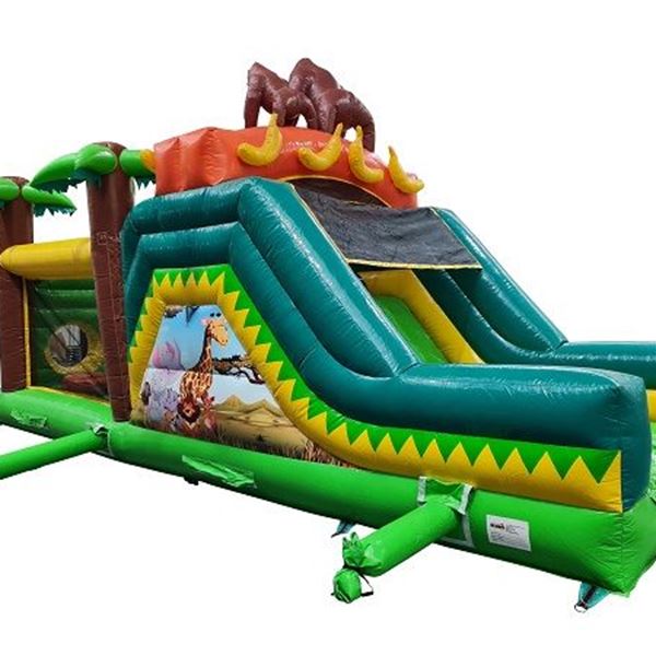 Stormbaan Jungle met glijbaan 10m